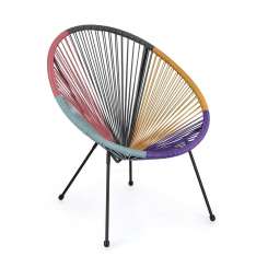 BIZZOTTO krzesło ogrodowe PARKER wielokolorowe