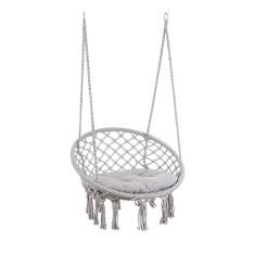 BIZZOTTO fotel wiszący ogrodowy JAVIER szary