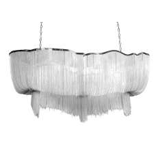 Lampa wisząca Atlanta Long - aluminium | stal