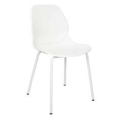 Krzesło ARIA białe - polipropylen, metal