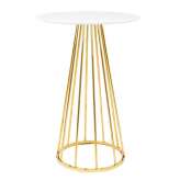 Stolik barowy GLAM 60 biały