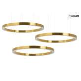 MOOSEE lampa wisząca RING 100 + 100 + 100 złota na jednej podsufitce