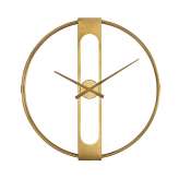 KARE zegar CLIP 60 złoty