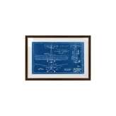 Obraz MECHANICAL PLANE 3 90x62 cm