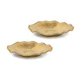 KARE komplet 2 półmisków BELL 36 cm złoty