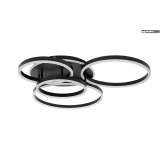 MOOSEE lampa sufitowa / plafon RINGS 5 czarna