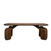 MaMaison stolik kawowy ORIZON brązowy / drewno