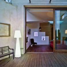 Lampa podłogowa New Garden Lola 165 biała - LED Wbudowana Bateria