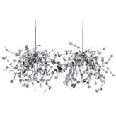 Lampa wisząca Monete chromowana - metal