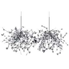 MOOSEE lampa wisząca MONETE chromowana