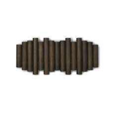 UMBRA wieszak na ubrania PICKET RAIL ciemny orzech