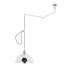 MOOSEE lampa wisząca ROTA 360 srebrny chrom
