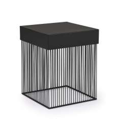 BIZZOTTO stolik kawowy YASLINE 40x40 czarny