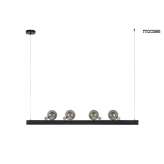 MOOSEE lampa wisząca LINEAL czarna