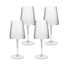KARE komplet 4 kieliszków do wina RIFFLE 760 ml