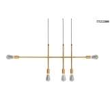 MOOSEE lampa wisząca RIVA 5 złota