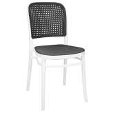 Krzesło WICKY szare - polipropylen