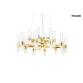 MOOSEE lampa wisząca TUBS 18 złota