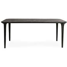 MaMaison stół jadalniany LAMINAR 200 czarny / drewno