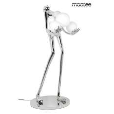 MOOSEE lampa podłogowa HUMAN SILVER PREMIUM