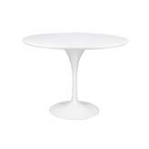 Stół Tulip Premium 100 biały - włókno szklane | metal