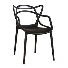 Krzesło HILO PREMIUM czarne - polipropylen