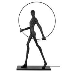 MOOSEE lampa podłogowa HUMAN ROUND włókno szklane