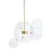 MOOSEE lampa wisząca CAPRI 6 złota