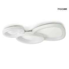 MOOSEE lampa sufitowa / plafon CELLS 3 biała