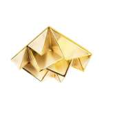 MOOSEE lampa sufitowa / plafon PYRAMIDS złota