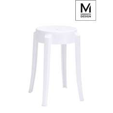 Stołek Modesto Calmar 46 biały - polipropylen