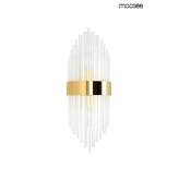 MOOSEE lampa ścienna FLORENS S złota