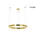 MOOSEE lampa wisząca RING LUXURY 90 złota