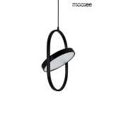 MOOSEE lampa wisząca SPINNER 19 czarna