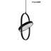 MOOSEE lampa wisząca SPINNER 19 czarna