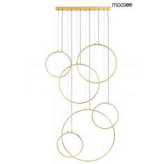 MOOSEE lampa wisząca CIRCULO SIX złota