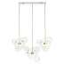 MOOSEE lampa wisząca CAPRI LINE 3 złota