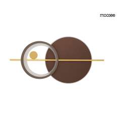 MOOSEE lampa ścienna MOONS złota
