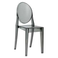 Krzesło Victoria dymiony - poliwęglan