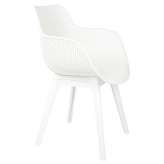 Krzesło LANDI białe - polipropylen