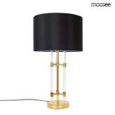 MOOSEE lampa stołowa MOXY złota / czarna