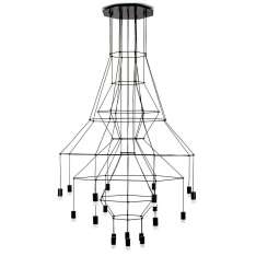 MOOSEE lampa wisząca FLUSSO 20 czarna