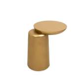 MaMaison stolik ELIAS złoty / drewno