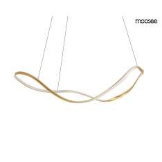 MOOSEE lampa wisząca WAVES 80 złota