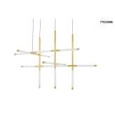 MOOSEE lampa wisząca MIKADO S złota