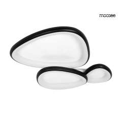 MOOSEE lampa sufitowa / plafon AREA 3 czarna