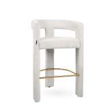 MaMaison krzesło barowe LOGAN białe