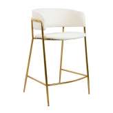 Krzesło barowe DELTA 65 białe