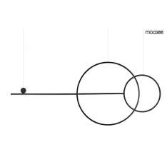MOOSEE lampa wisząca RAGE czarna