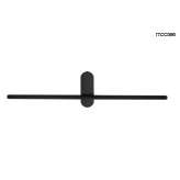 MOOSEE lampa ścienna TOBIA czarna